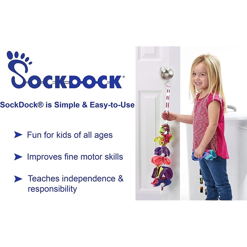 SockDock Sock Laundry Solution for Washing Drying & Storing Socks