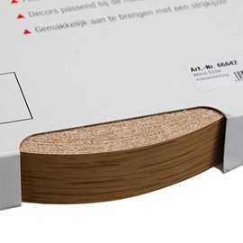 Edge Bucket for Furniture Panels and Shelves – Oak 25 m x 20 mm