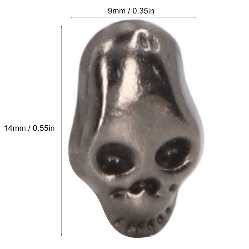 150 Sets Skull Rivets Punk Style DIY Ghost Head Rivets