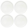 Corningware F-24-PC French White 24oz Plastic Replacement Lid - 4