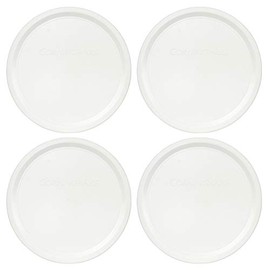 Corningware F-24-PC French White 24oz Plastic Replacement Lid - 4 Pack