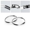 5 Pack Hose Clamps 91-114mm Adjustable Pipe Clamps for Fixing