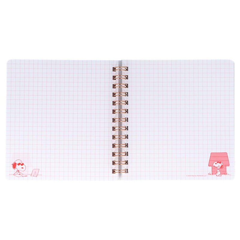 Sunstar Stationery COMICAL SCENES S2641739 Snoopy Notebook Ring Joe Cool