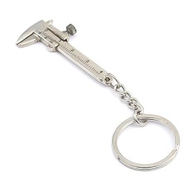 G.S Online Store Movable Vernier Caliper Ruler Model Keychain Key Chain Keyring Keyfob Vernier caliper key ring cute fashion boy girl key ring