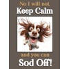 Cocker Springer Sprocker Spaniel pet dog funny flexible fridge magnet