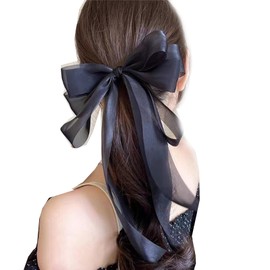 HAPVITAL Barrette, Hair Ornament, Cute, Hair Accessories, For Parties, Weddings, Headdress, Cute, Bowknots, Charms, Lace, Ruffles, Stylish, Satin, Headdress, Cosplay, Adults, Hair Clip, Furisode,