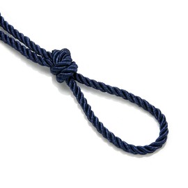 6mm Silky Barley Twist Cord Rope Braid 3 Ply & Matching 16mm Flanged Insertion Piping Furnishing Upholstery Crafts Trimming,36 Colors. High Strength, Neotrims. 5 Yards, Navy Blue (Cord)