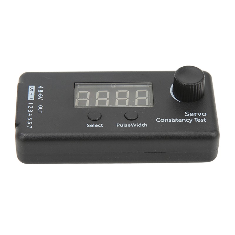 Digital Servo Tester 3 Modes High Accuracy Black Plastic Servo