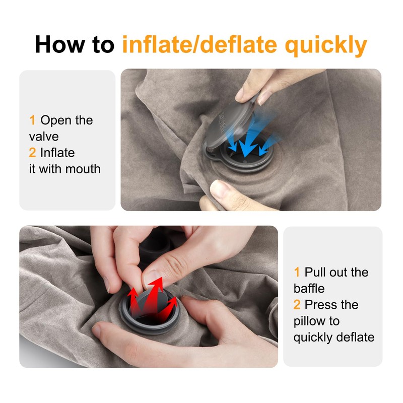 Inflatable Travel Foot Rest Pillow, Kids Airplane Bed, Adjustable Height