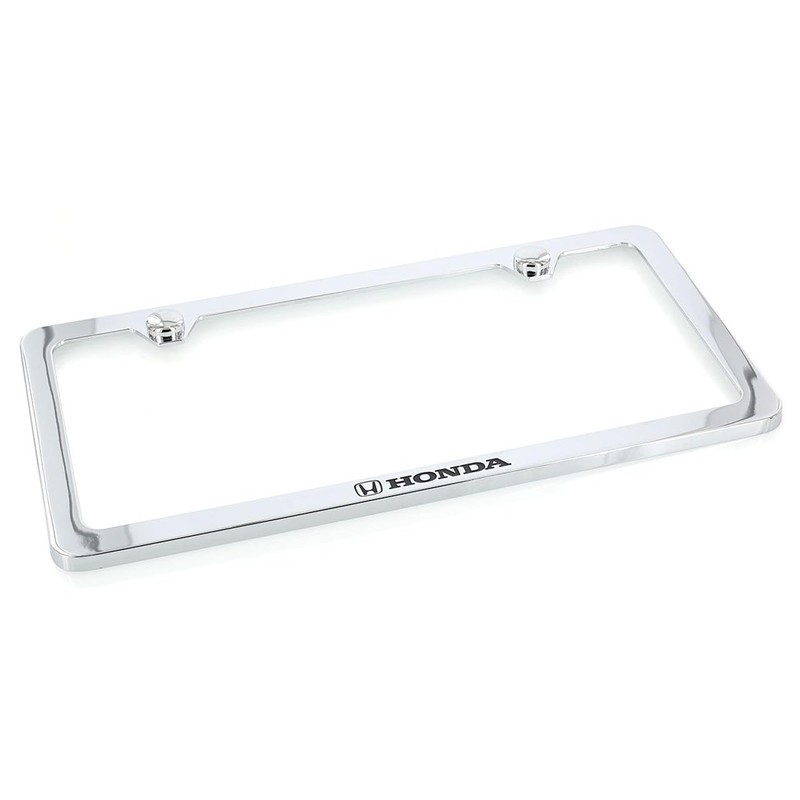Honda Logo Chrome Plated Thin Rim License Frame