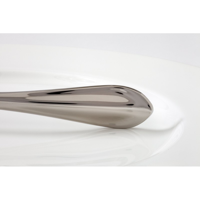 Fortessa Forge 18/10 Stainless Steel Flatware Bouillon Spoon, Set of