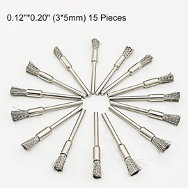 45PC Wire Brushes for Drill Set Stainless Steel Wheel Brushes Dremel Accessories for Rotary Tools - Grinding, Sanding, Polishing