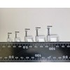 White Plastic Flat Electrical Wire Cable Clips TV Phone Internet