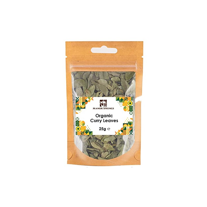 Organic Curry Leaves 25g by Manor Springs Organic