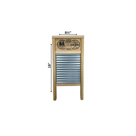 Bear On Easy Galvanized Washboard (Pail Size 8½” x 18")