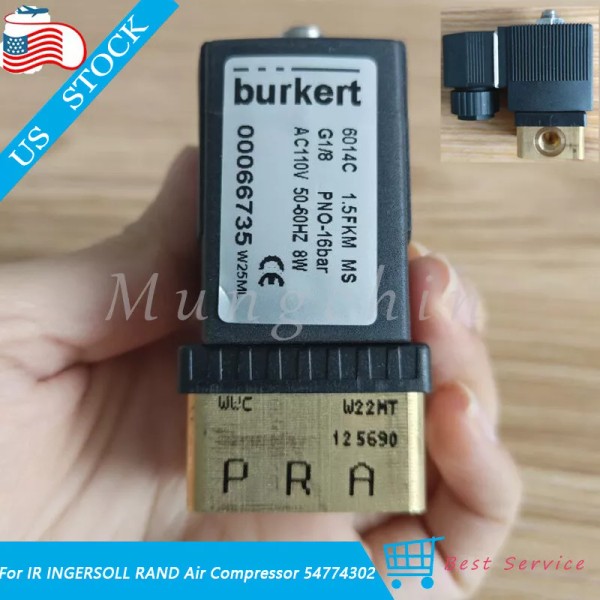 Unbranded 1PCS Solenoid Valve For IR INGERSOLL RAND Air Compressor