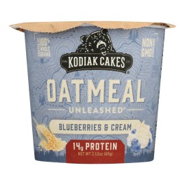 UD_Kodiak Case of 12 Oatmeal Blueberry/Cream Power Cup Breakfast Cereal 2.12 oz Each