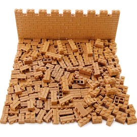 Feleph 260 Pieces Masonry Profile Bricks Set Multicolor Building Blocks for Wall MOC Parts and Pieces Diverse Bulk Toy Set Compatible with Major Brands