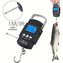 Unbranded Compact Portable LCD Digital Hanging Scale for Outdoor Fishing & Travel Use USA