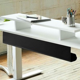 Desk Mount Multi-Outlet Power Strip Holder & Cable Management Shelf 70cm 5ea