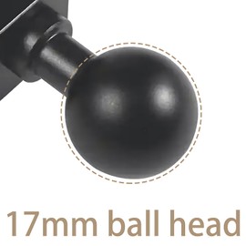 NKSRCP Aluminum 17mm Ball Joint Adapter for Gopro Hero 12 11 10 9 8 7 6 5 Action Camera, Sports Camera Accessory Compatible with Gopro Interface