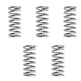 5PCS Small Compression Spring Strong Elasticity 3mm OD 0.5mm Wire Size 40mm Compressed Length for Home Projects 304 Stainless Steel Silver Extension Spring (0.5MM*5MM*40MM)