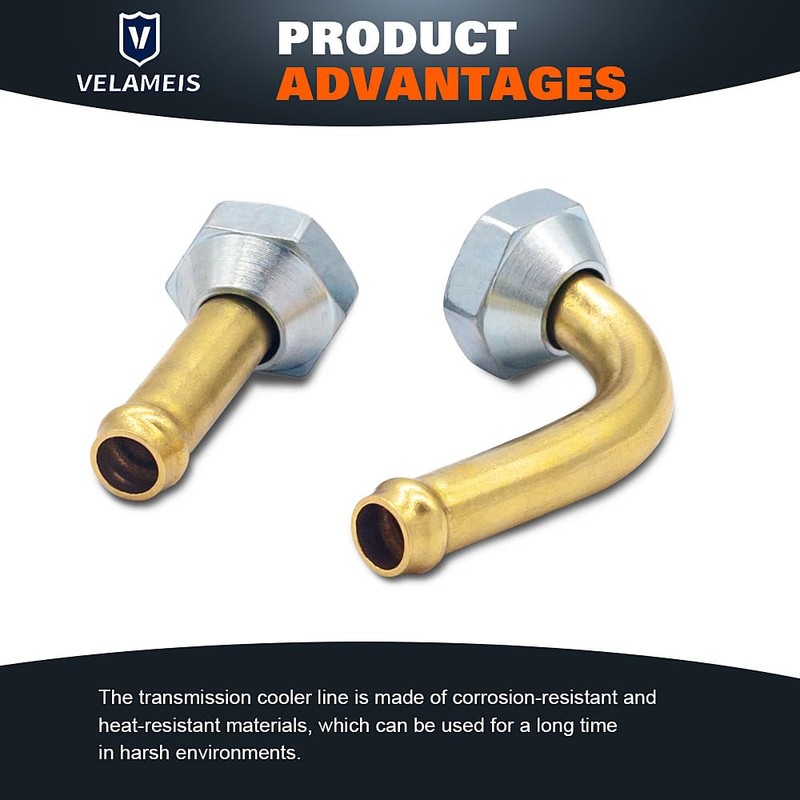 V VELAMEIS Engine Coolant Radiator Line Quick Connector for Nissan