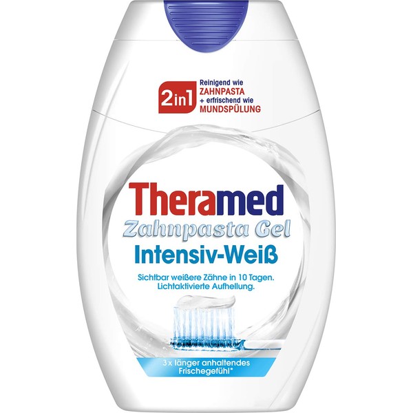 Theramed 2-in-1 Intensive White Toothpaste Pack of 3 x 75 ml