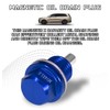 UZZH M14x1.5 Magnetic Oil Drain Plug, Aluminum Oil Pan Drain