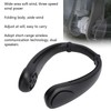 Portable Neck Fan with Music Speakers Wearable Rechargeable Fan with