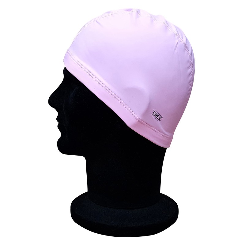 CHEX Comfort Fit PU Swim Cap Stretchy Tear Resistant Easy