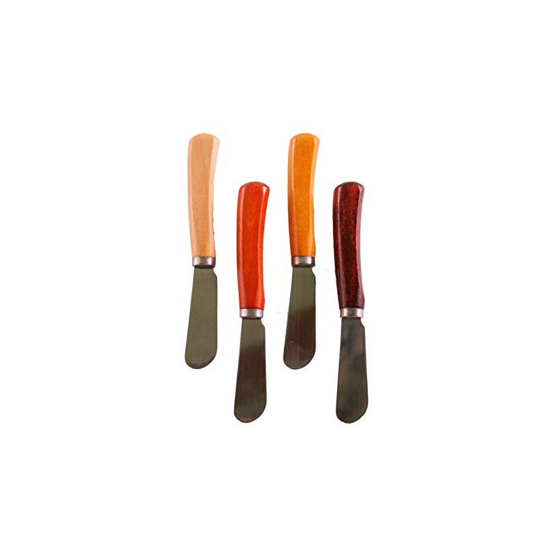 Set of Four Spreader Knives - Woods, Modern