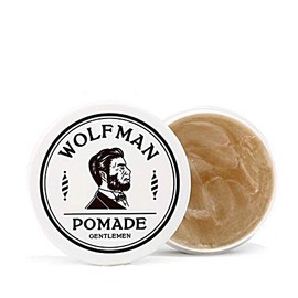 Pomade GLADHAND WOLFMAN Water Based Men's Gladhand Wolfman Barber Hair Treatment 4.2 oz (120 g) Vanilla Scent - POMADE GENTLEMEN (FREE)