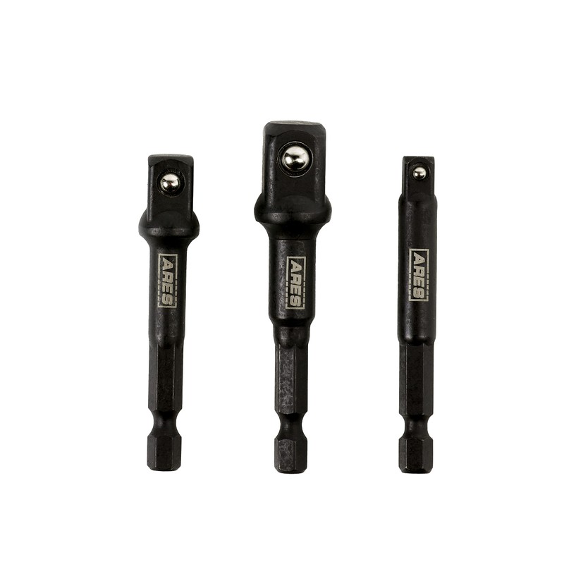 ARES 22022-3" Impact Grade Socket Adapter Set - Turns Impact