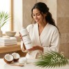 Crema Corporal Coco 1 Lt Vegana Nutritiva Hidrante