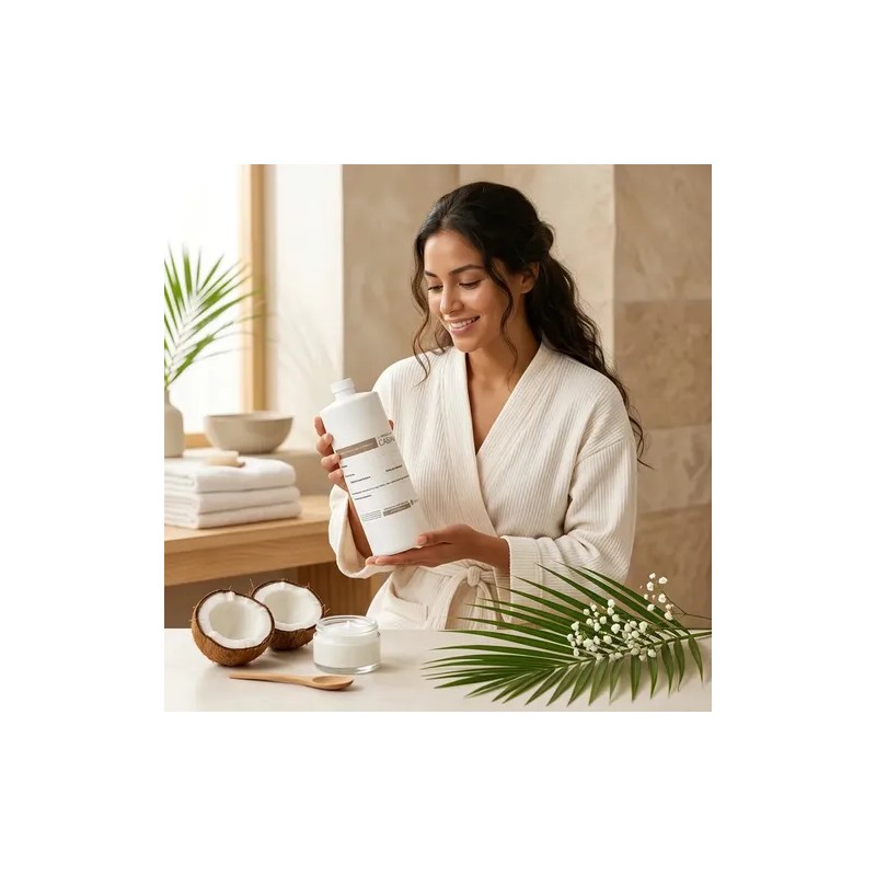 Crema Corporal Coco 1 Lt Vegana Nutritiva Hidrante