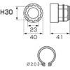 Anex AOA-3030 Offset Adapter 30, Dedicated Socket, 24mm Opposite Side