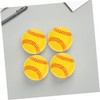 Kisangel 4pcs Soft Foam Baseballs Safe PU Sponge Training Balls