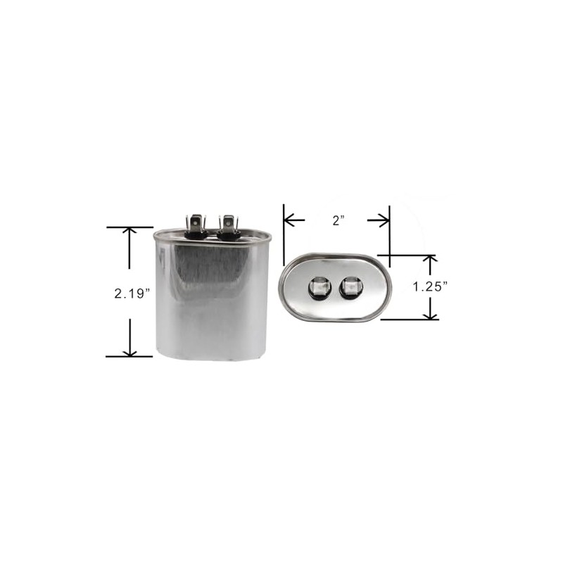 43-20847-44 - ClimaTek Upgraded 4 uf MFD Oval 370/440 Volt