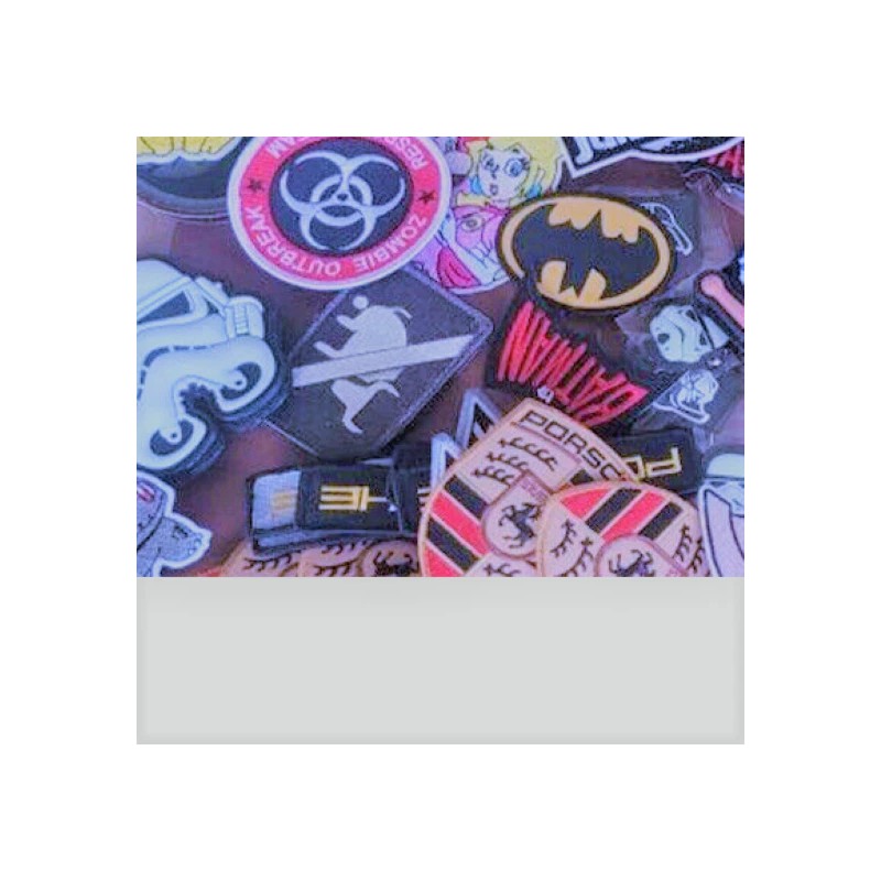 V. President V. President Biker Title Rank Tag Embroidered Iron