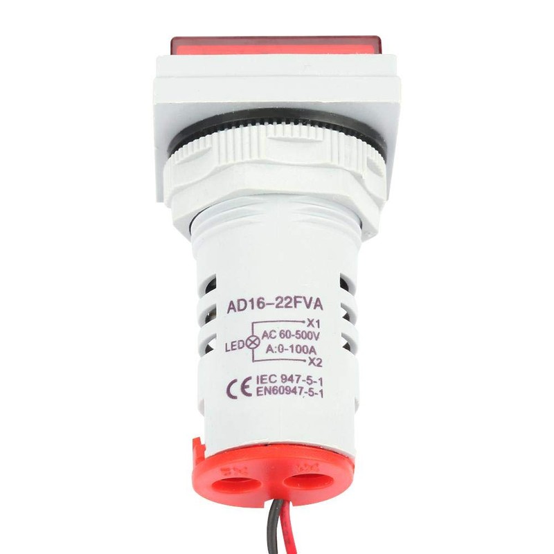 AC 22 mm 60-500 V 0-100 A Digital Voltmeter Ammeter,
