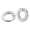 sourcing map Split Lock Washer, 1/4-Inch 304 Stainless Steel Spring