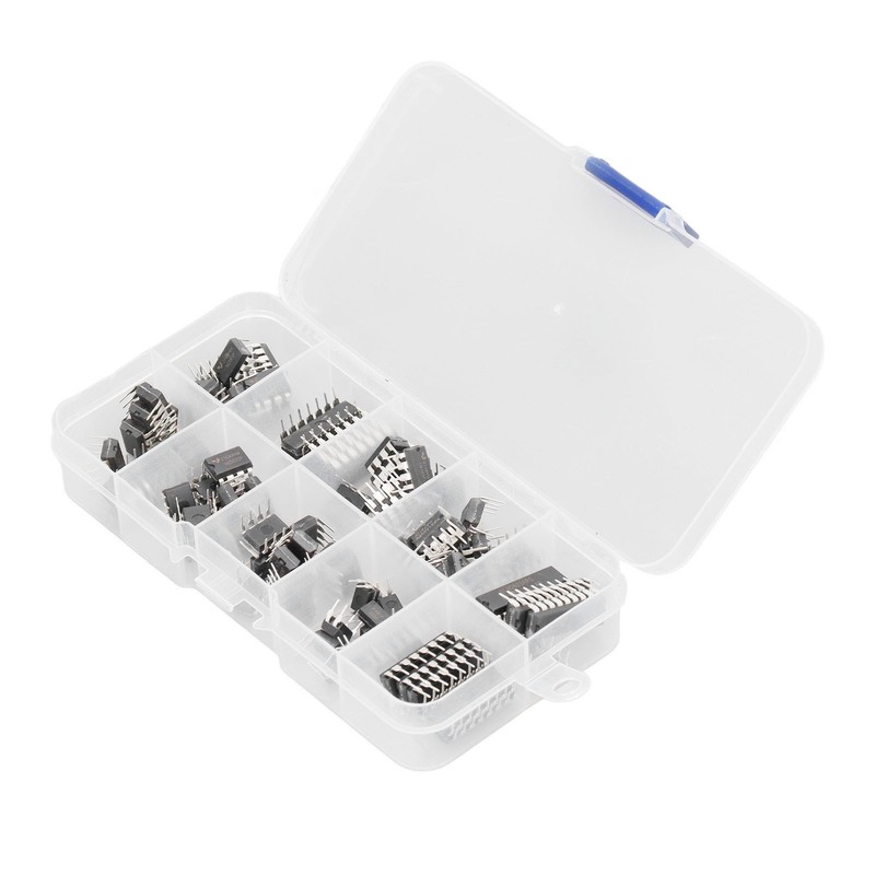 85 Pcs IC Assortment Kit 10 Specifications Integrated Circuit IC
