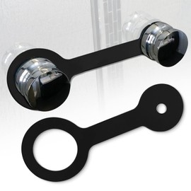 Samorillo [2-Pack] RV Shower Door Travel Latch Strap - Fits Most Shower Doors for Your Camper Trailer Motorhome Third Wheel - Secure Shower Doors for Safe Travel - Compare to F100158276 / 0273349