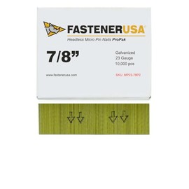 7/8" Micro PIN Nails 23GA GALV 10,000ct | MP23-78P2