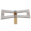 Stainless Steel Dovetail Gauge Woodworking Tool Dovetail Wood Marking Ruler(Without