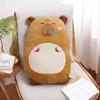Aiuidun Capybara Plush Toy Pillow, Cute Capybara Stuffed Animals, Squishy