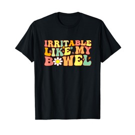 Groovy Irritable Bowel IBS Awareness Tummy Ache Fighter T-Shirt