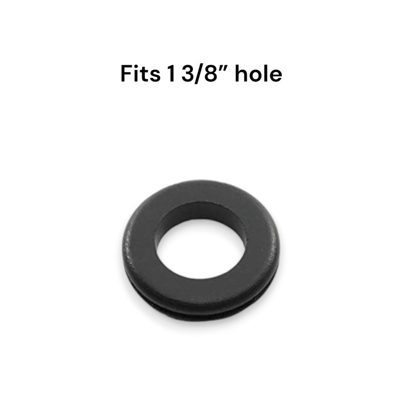 Dangoodbuy Rubber Grommet to Fit 1 3/8" Hole in 3/32"