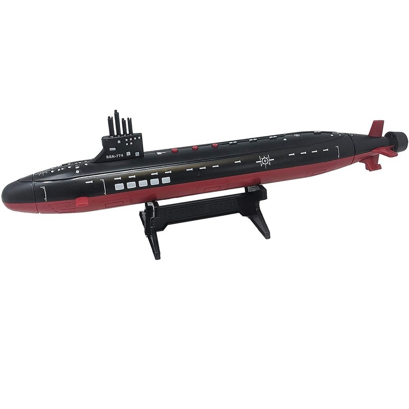 Toy Aircraft Carrier Submarine and Battleship Destroyer Combo with 8